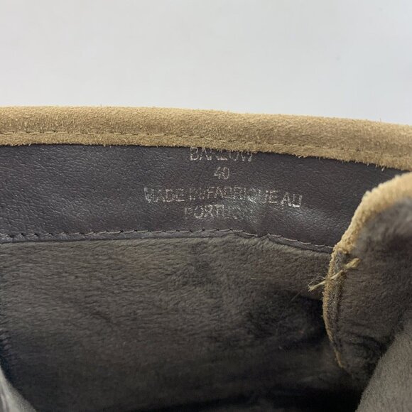 Bos. & Co. BARLOW Suede Leather Heeled Boots Slouchy size 40 US 9 D20 - Picture 7 of 9